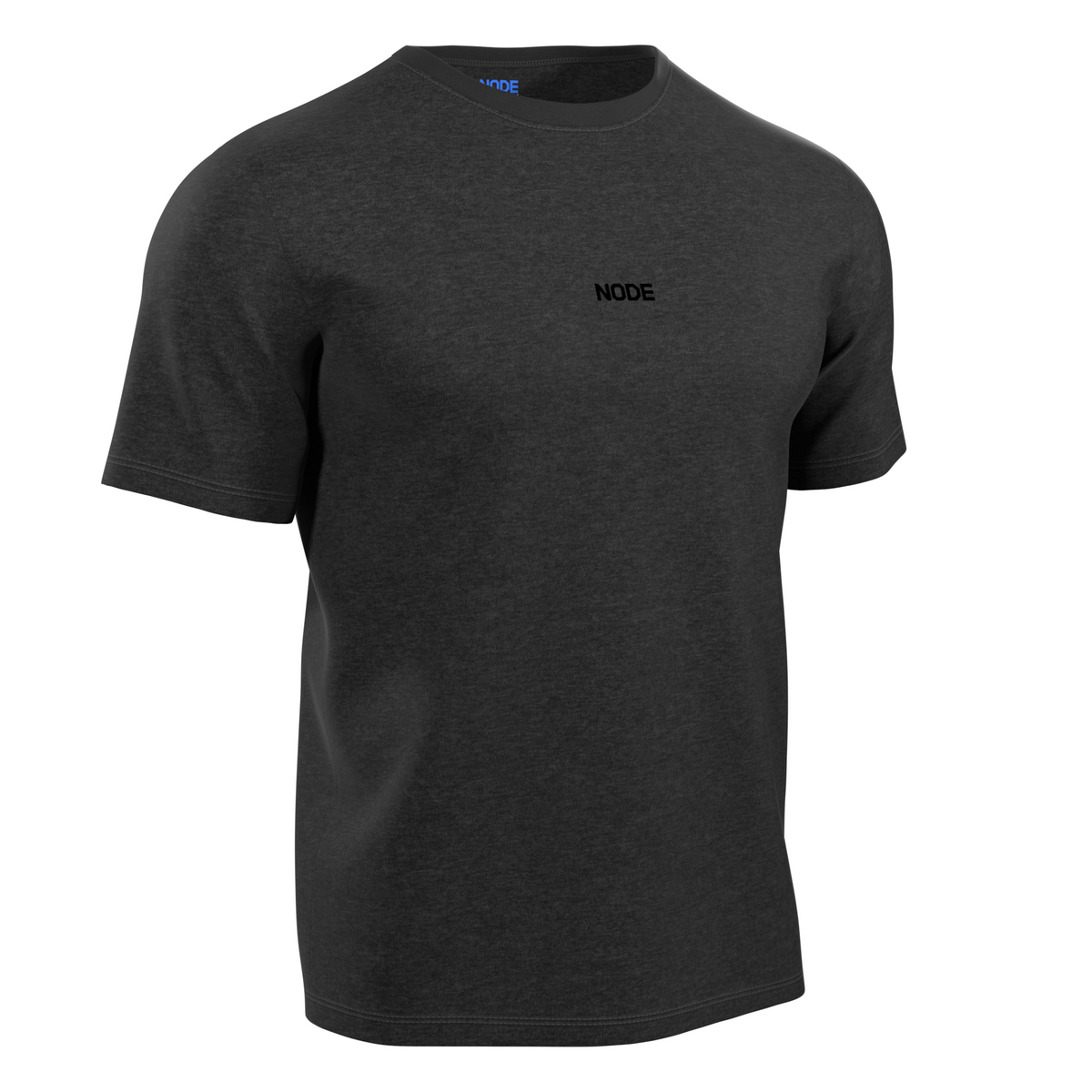 Grey NODE Vision t-shirt, black mark.
