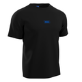 Black NODE Nexus t-shirt, blue mark.